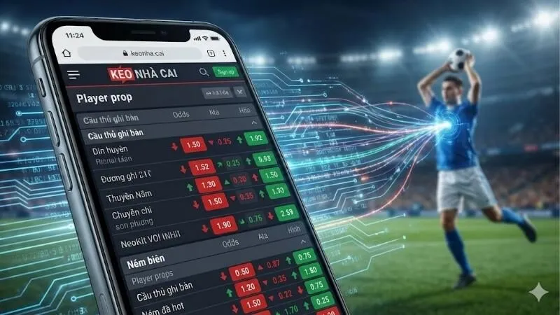 Keo nha cai - Bí quyết cược cầu thủ ghi bàn và ném biên 5 keo-nha-cai